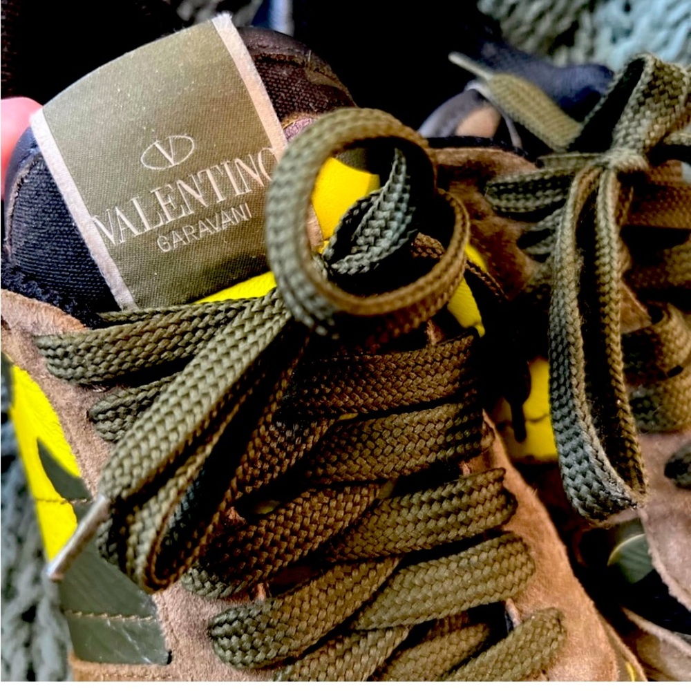 Valentino Garavani Rockrunner sneakersMinor wear . No box. Fits like an 8-8-1/2.